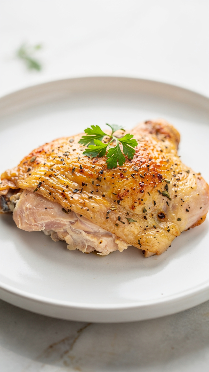 Juicy Baked Boneless Skinless Chicken Thighs