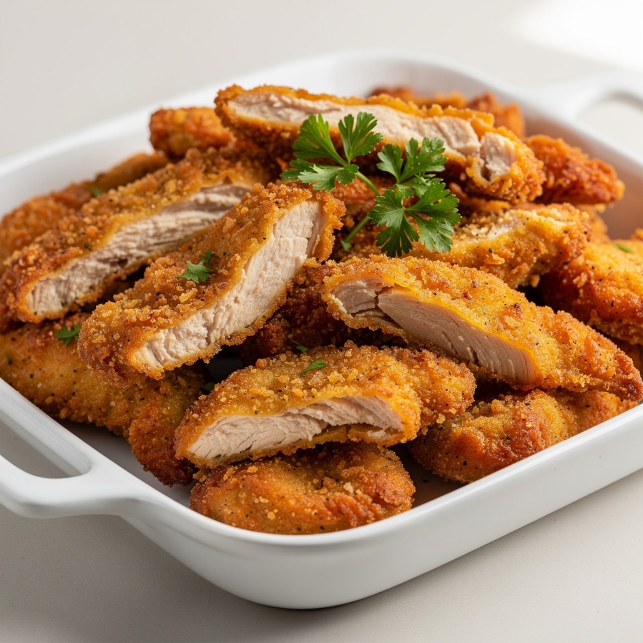 The Best Crispy Fried Chicken Strips Recipe