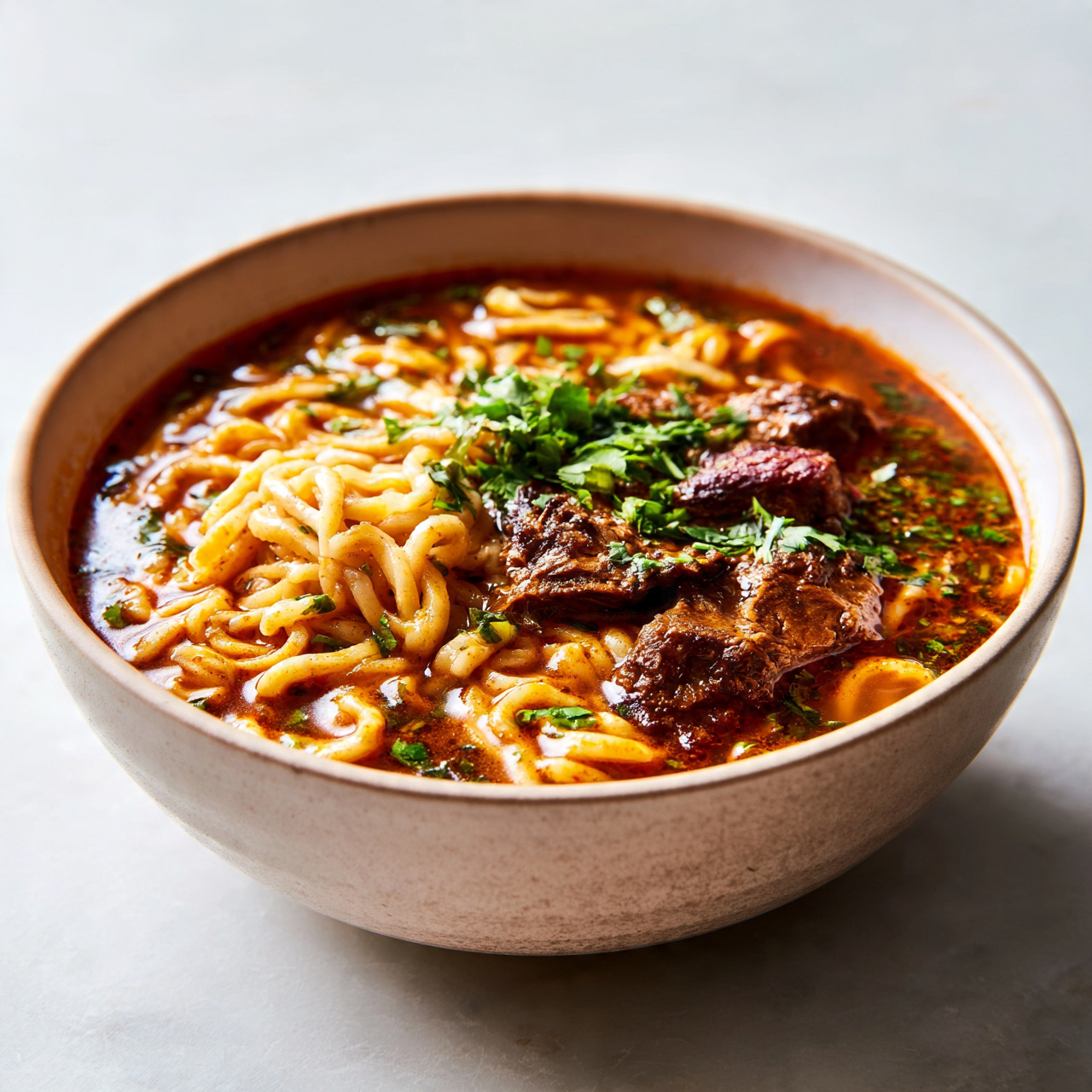 Birria Ramen with Beef