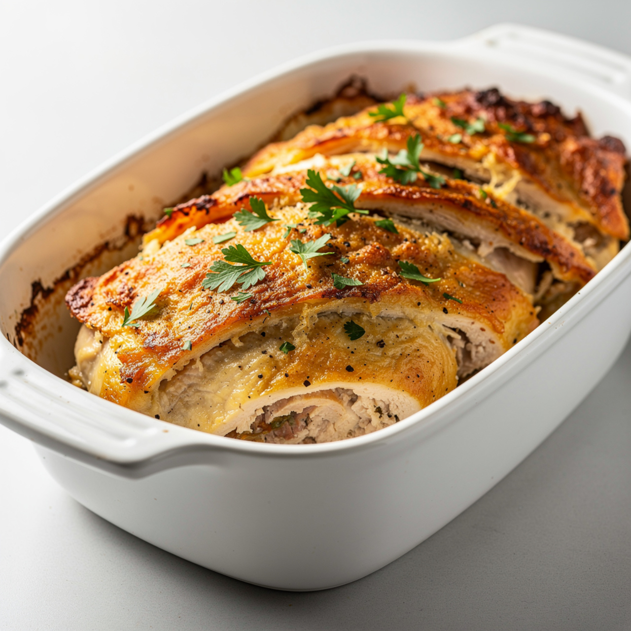 Easy Baked Lemon Chicken That's Juicy, Cheesy, and Full of Flavor