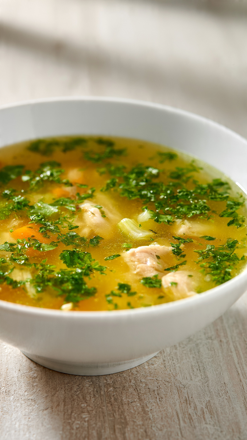 Homemade Chicken Broth Recipe (Rich, Nourishing, and Full of Flavor)