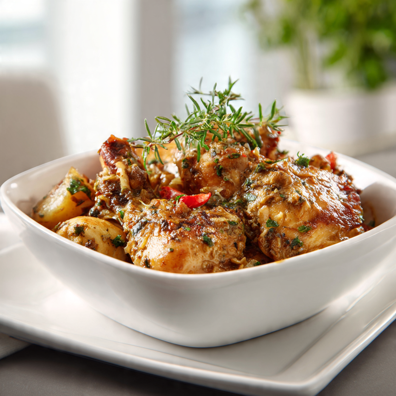 Fiesta Crockpot Chicken Bowls