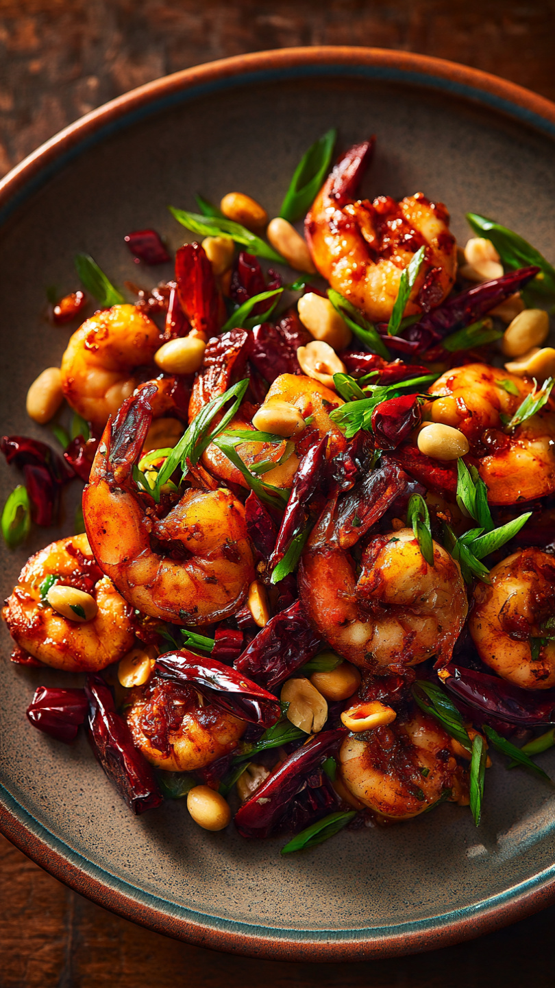 Kung Pao Shrimp With Peanuts (Better Than Takeout!)
