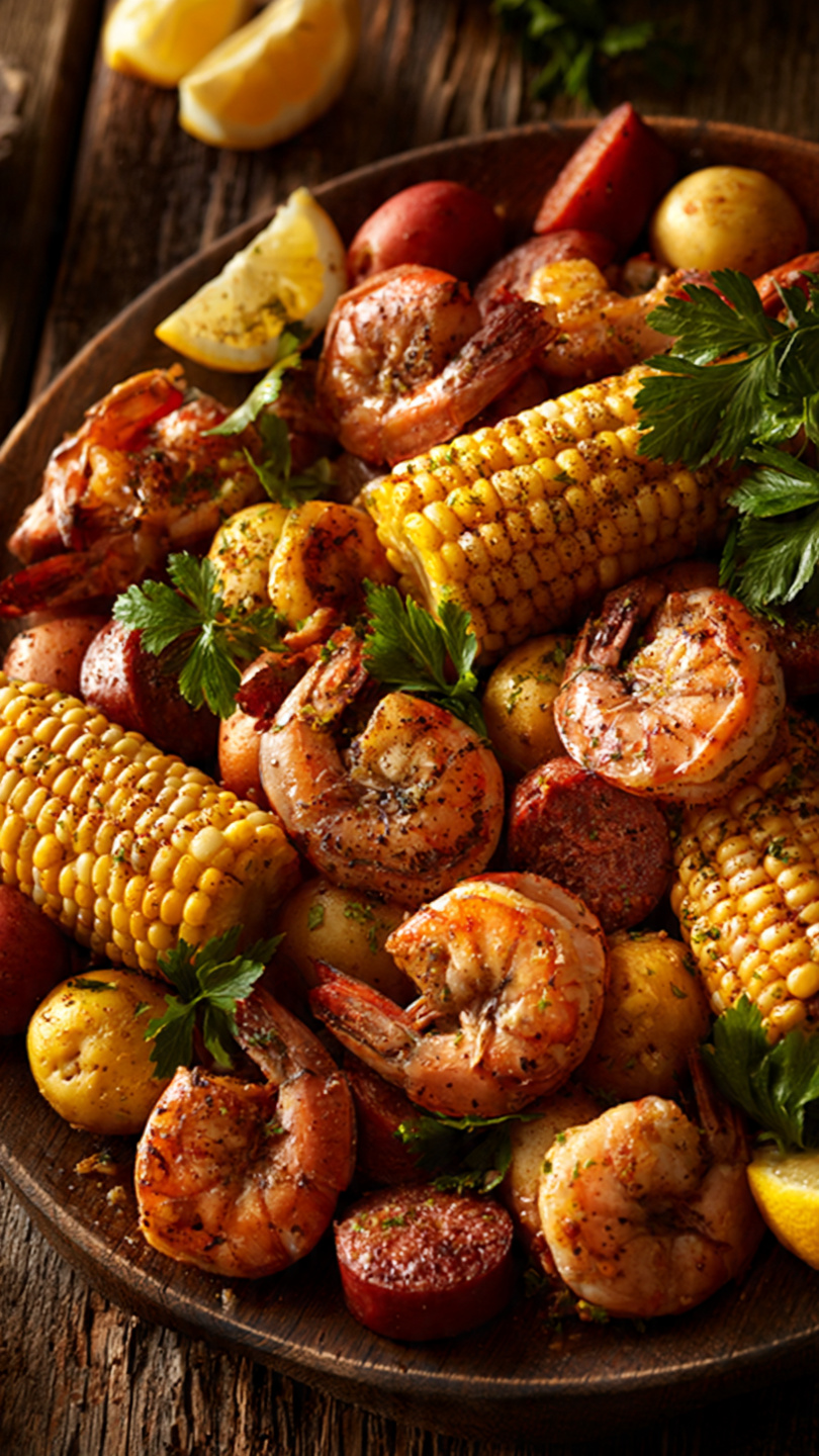 Classic Shrimp Boil Recipe With Vegetables