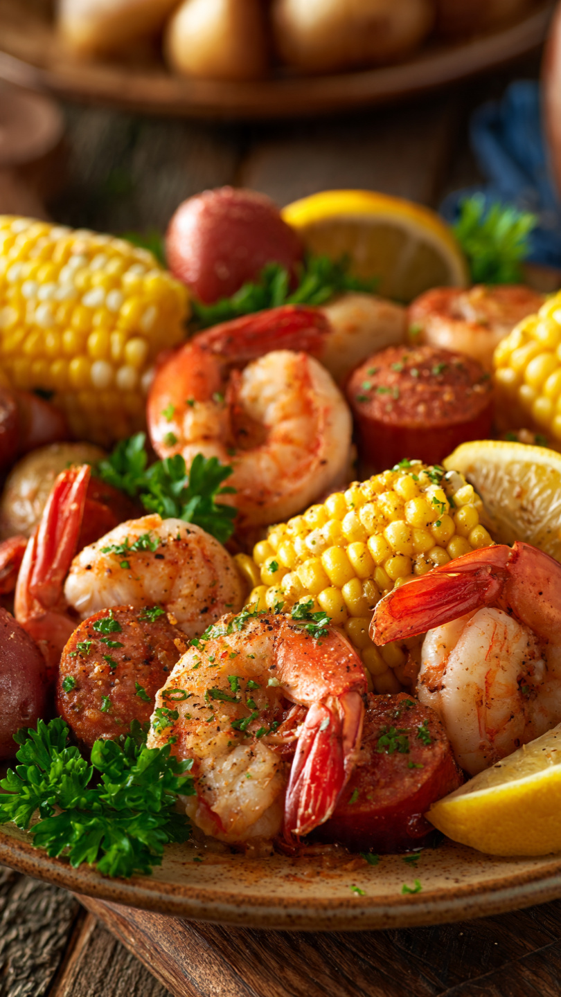 Slow Cooker Shrimp Boil