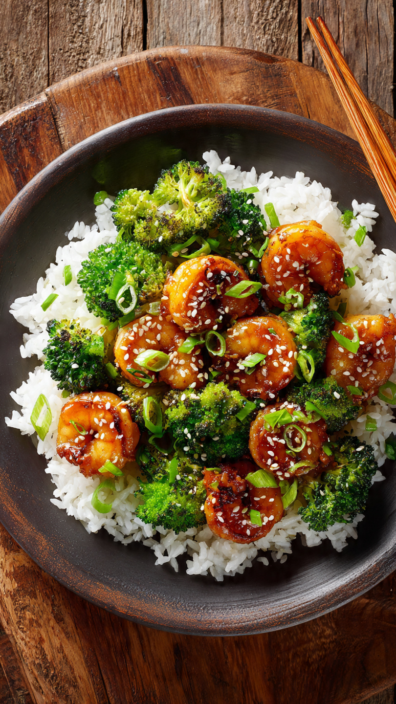 Teriyaki Shrimp Broccoli Stir Fry